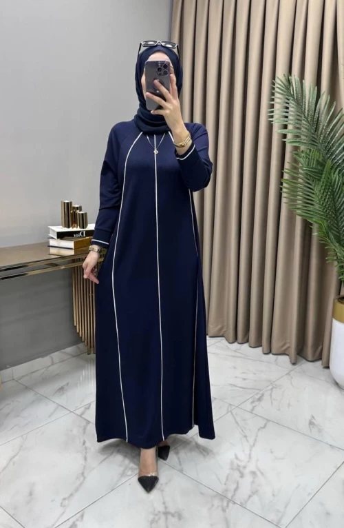 Şeyda Elbise Lacivert
