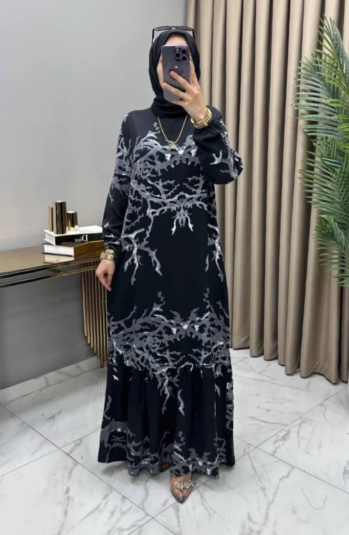 Şimşek Elbise Füme