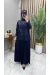 Alya Taşlı Takım Lacivert