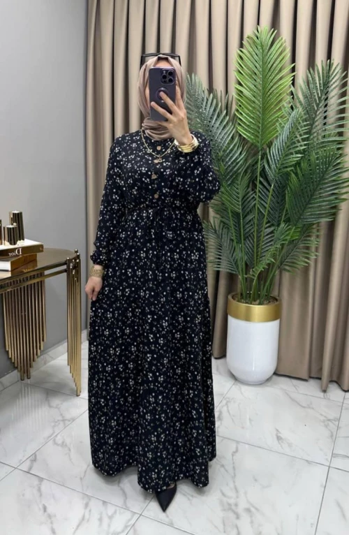 Çiğdem Elbise Siyah