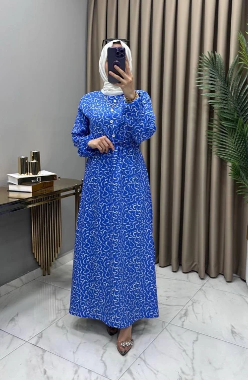 Feyza Elbise İndigo