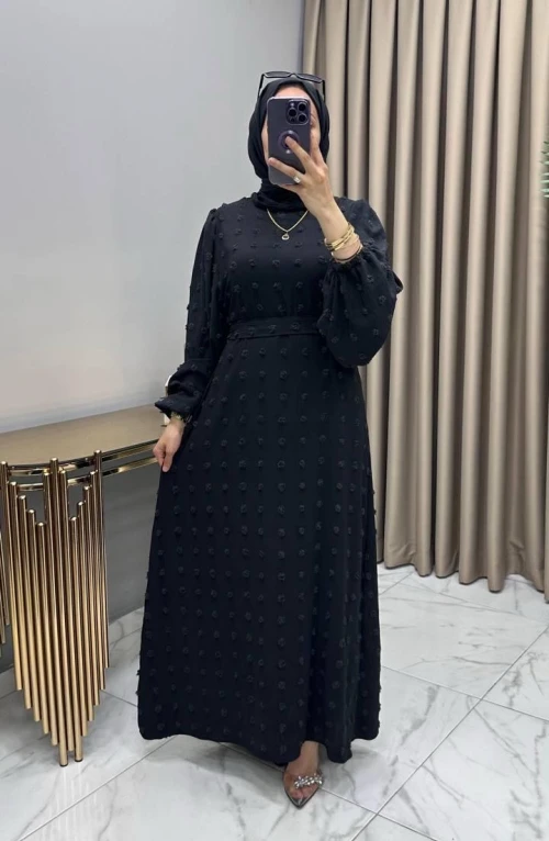 Gülru Elbise Siyah