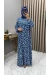 Nare Elbise İndigo