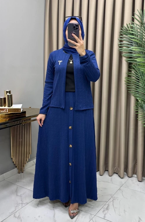 Selin Etekli Takım İndigo Selin Etekli Takım İndigo