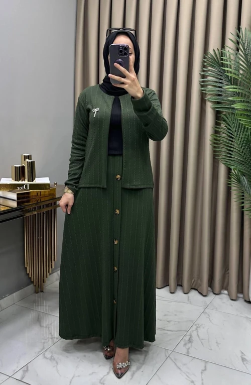 Selin Etekli Takım Haki Selin Etekli Takım Haki
