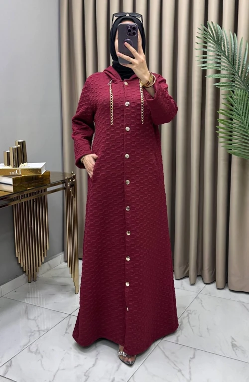 Ilgın Yün Kapitone Kaban Bordo Ilgın Yün Kapitone Kaban Bordo