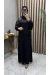 Esra Elbiseli Takım Siyah