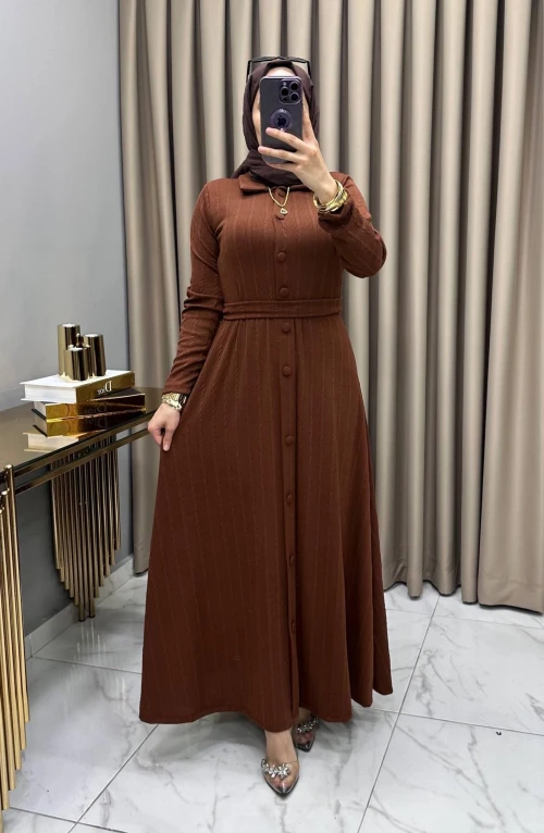 Şilan Elbise Kahve Şilan Elbise Kahve