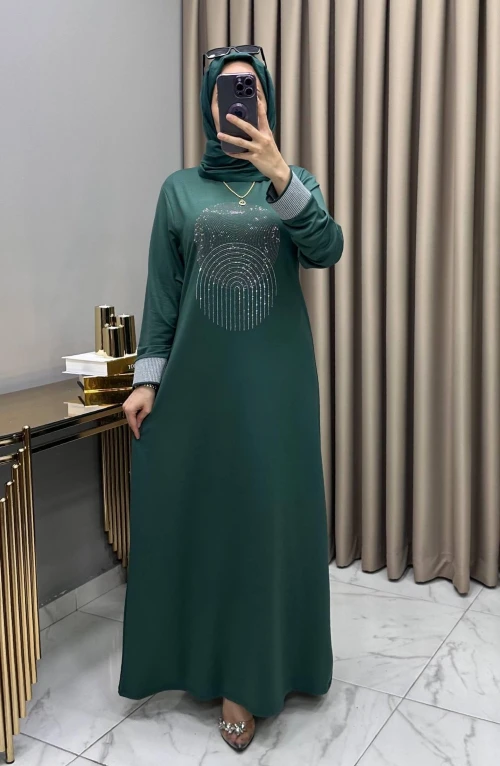 Elfida Abiye Elbise Zümrüt Elfida Abiye Elbise Zümrüt