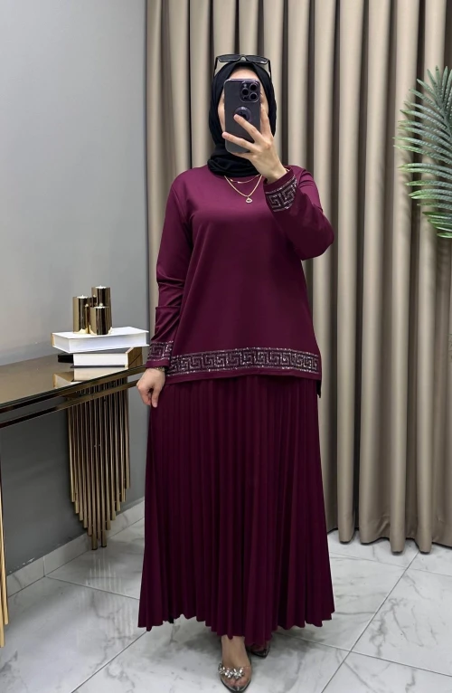 Zümra Takım Bordo Zümra Takım Bordo