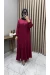 Nigar Elbise Bordo