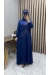 Damla Abiye Elbise İndigo