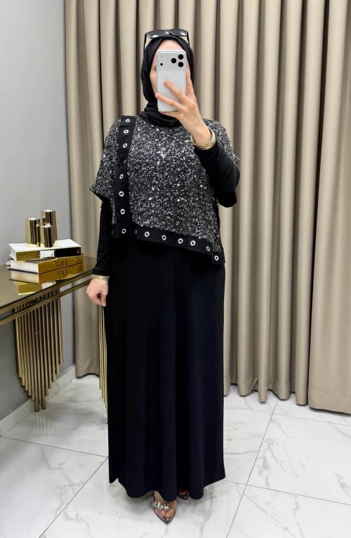 Vildan Elbise Takım Siyah Vildan Elbise Takım Siyah