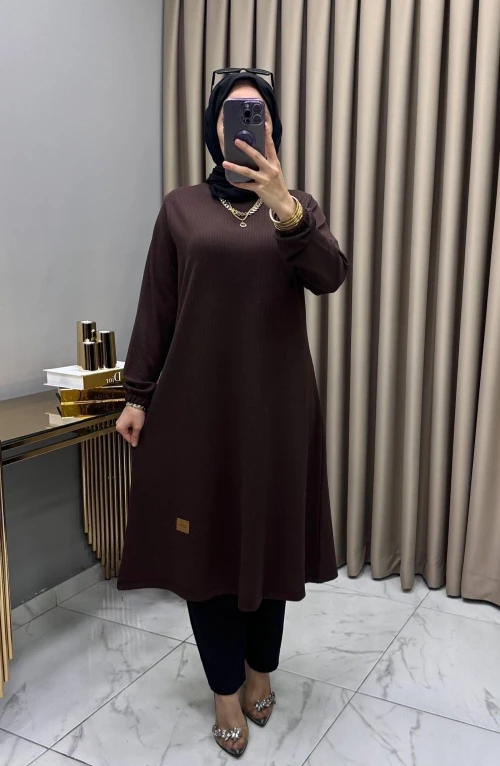 Filiz Tunik Kahve Filiz Tunik Kahve