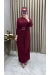 Bircan Elbise Bordo
