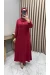 Şebnem Elbise Bordo