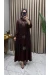 Zuhal Elbise Kahve