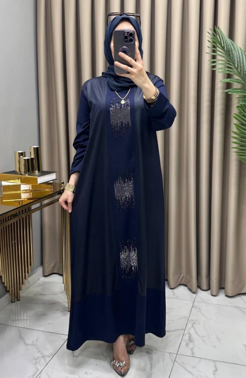 Zuhal Elbise Lacivert Zuhal Elbise Lacivert