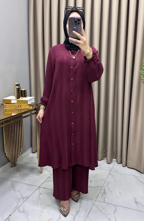 Özge Takım Bordo Özge Takım Bordo