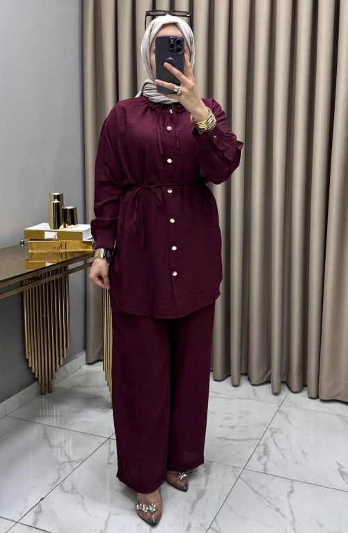 Büşra Takım Bordo Büşra Takım Bordo