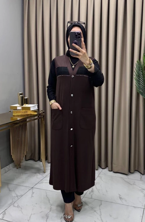 Vera Yelek Kahve