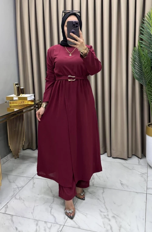Nilgün Takım Bordo Nilgün Takım Bordo