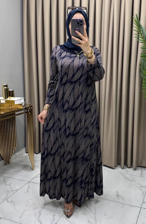 İrem Elbise Lacivert İrem Elbise Lacivert
