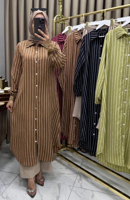 Çizgili Tunik 2 Adet Çizgili Tunik 2 Adet