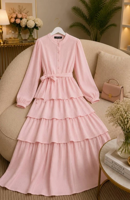 Katkat Elbise Pembe Katkat Elbise Pembe