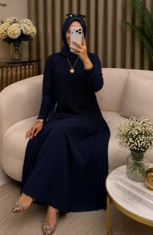 Firuze Takım Lacivert