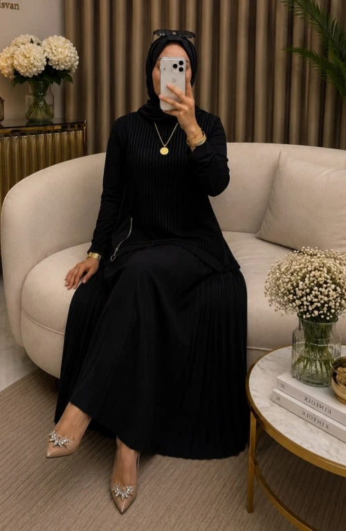 Firuze Takım Siyah