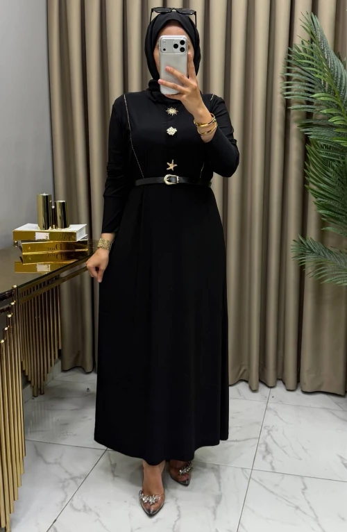 Ceyda Elbise Siyah Ceyda Elbise Siyah