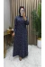 Meral Elbise Lacivert