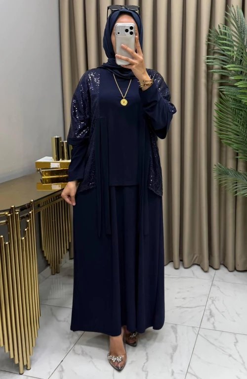 Almina Abiye Takım Lacivert Almina Abiye Takım Lacivert