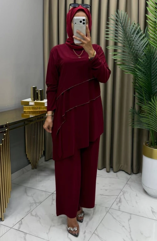 Selen Takım Bordo