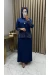 Feride Taşlı Takım İndigo