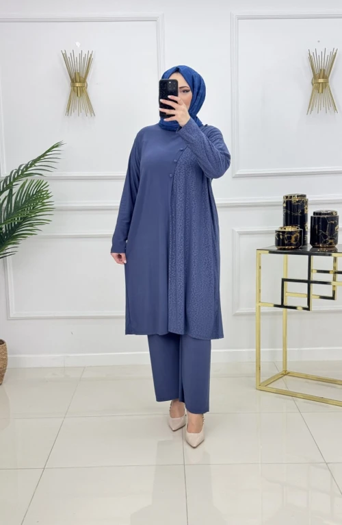SUZİ TAKIM-İNDİGO MAVİ