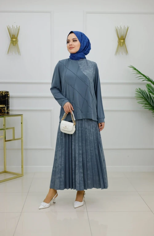 AYSUN ETEKLİ TAKIM-ANTRASİT