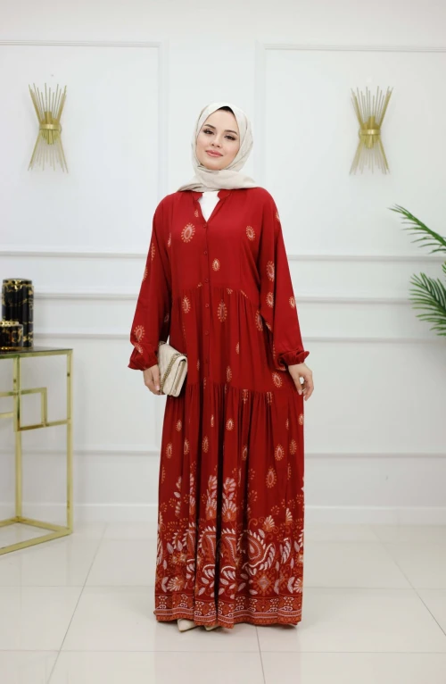 ASENA ELBİSE-BORDO
