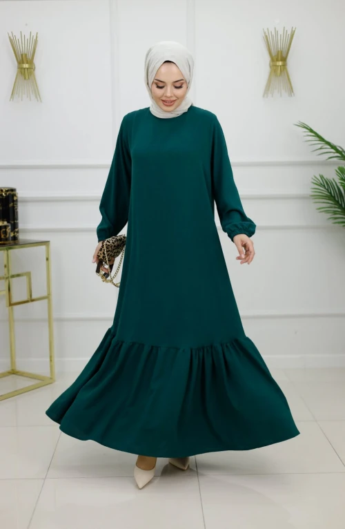 Azra Elbise-Zümrüt