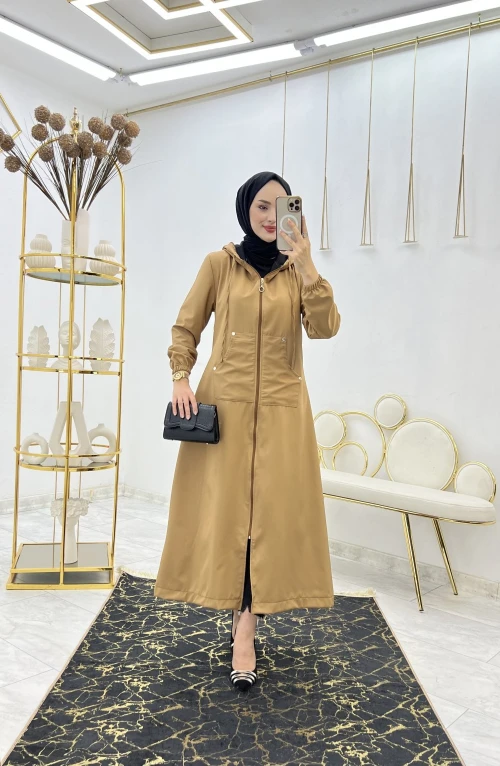 Camel Yonca Kap Tesettür Giyim