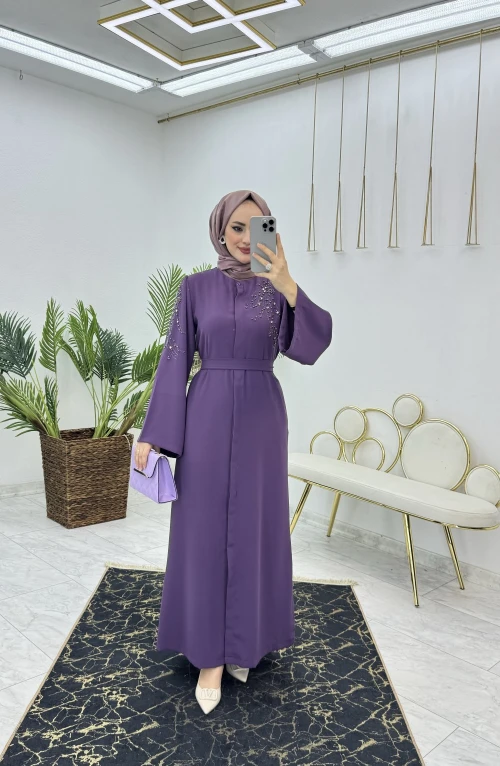 Mürdüm Ayça Ferace Tesettür Giyim