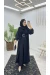 Siyah Premıum Fulya Abaya Tulum Takım Tesettür Giyim