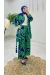 Yeşil Melisa Kimono Takım Tesettür Giyim