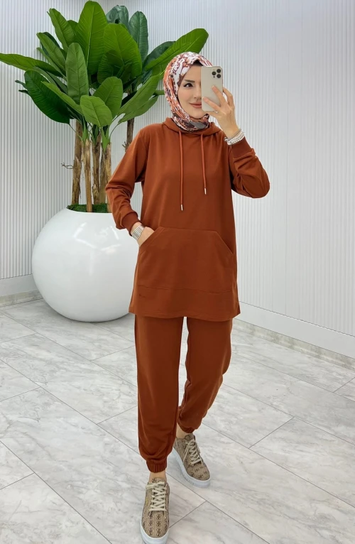 Kiremit Mine Takım Tesettür Giyim