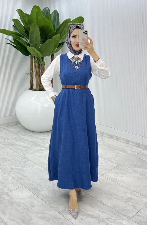 İndigo Ela Jile Tesettür Giyim