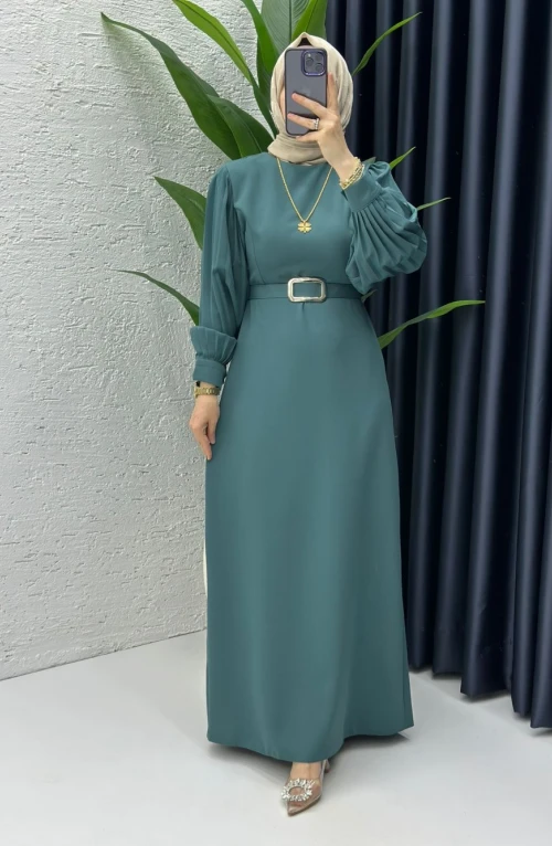 Zümrüt Narin Elbise Tesettür Giyim