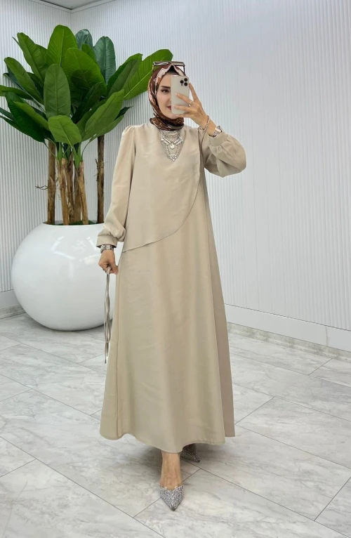 Taş Premium Paris Elbise Tesettür Giyim