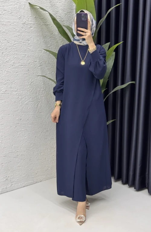 Neslişah Pantalonlu Takım Tesettür Giyim Neslişah Pantalonlu Takım Tesettür Giyim