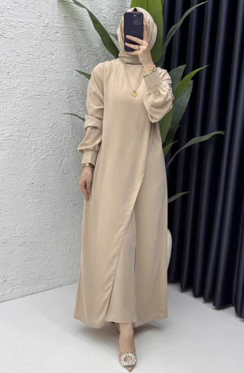 Neslişah Pantalonlu Takım Tesettür Giyim Neslişah Pantalonlu Takım Tesettür Giyim